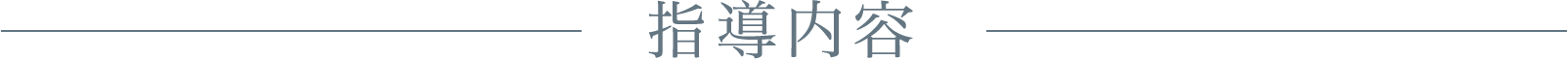 指導内容