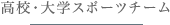 高校・大学スポーツチーム